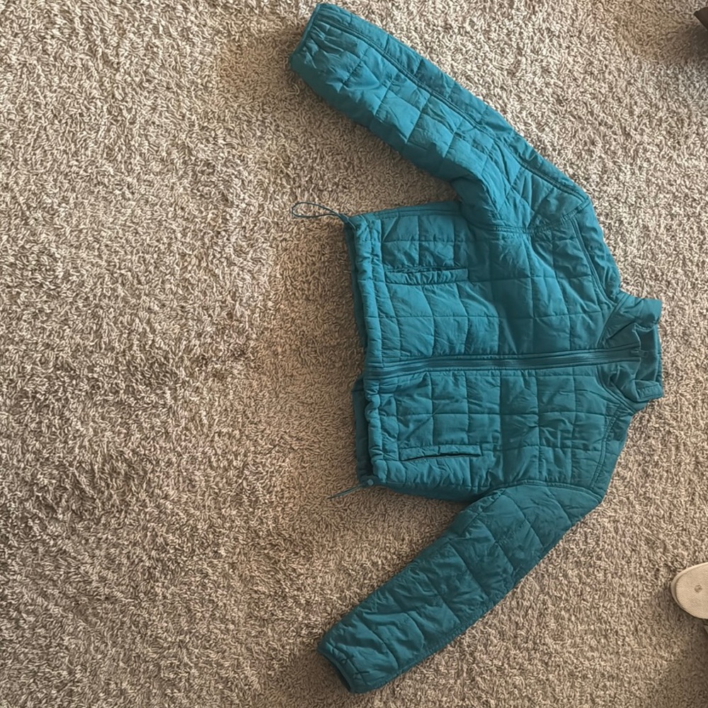 Teal Puffer Jacket
